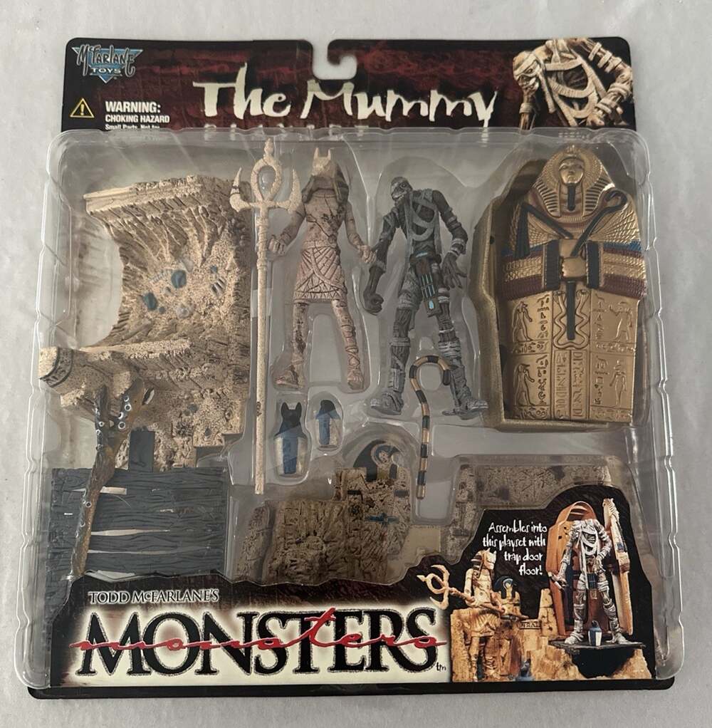 Monsters The Mummy Playset Series Two 1998 Egypt Tomb 2 Horror McFarlane Toys